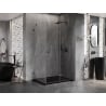 Mexen Lunar-F kabina prysznicowa składana prawa 85 x 70 cm, transparent, gun metal - 836-085-070-95-00-P