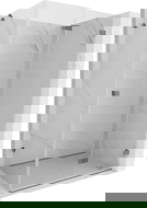 Mexen Lunar-F kabina prysznicowa składana prawa 95 x 70 cm, transparent, gun metal - 836-095-070-95-00-P