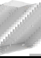 Mexen Lunar-F kabina prysznicowa składana prawa 95 x 70 cm, transparent, nikiel szczotkowany - 836-095-070-97-00-P