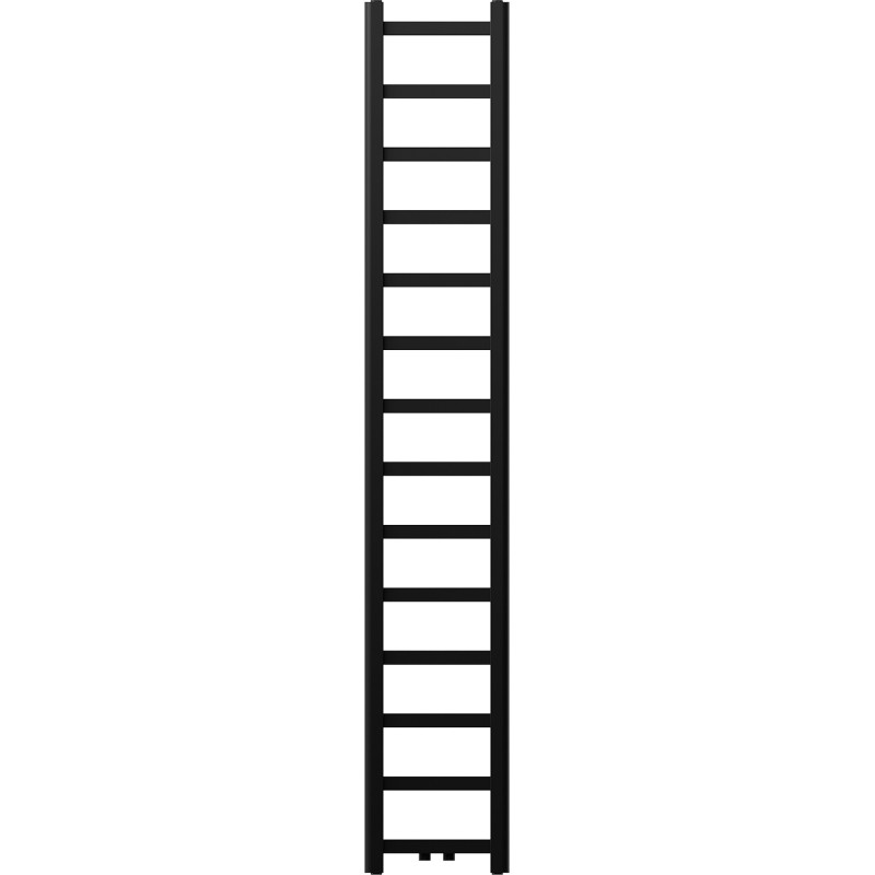 Mexen Bolt grzejnik łazienkowy 1800 x 300 mm, 351 W, czarny - W126-1800-300-00-70