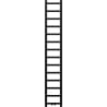 Mexen Bolt grzejnik łazienkowy 1800 x 300 mm, 351 W, czarny - W126-1800-300-00-70