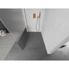 Mexen Kioto ścianka prysznicowa Walk-in 130 x 200 cm, transparent/szron 8 mm, różowe złoto - 800-130-101-60-35