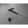 Mexen Lunar-F L kabina prysznicowa składana prawa 100 x 90 cm, transparent, czarna - 836L-100-090-70-00-P