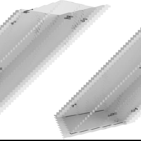 Mexen Lunar-F L kabina prysznicowa składana prawa 70 x 70 cm, transparent, gun metal - 836L-070-070-95-00-P