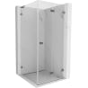 Mexen Lunar-F L kabina prysznicowa składana prawa 80 x 80 cm, transparent, gun metal - 836L-080-080-95-00-P