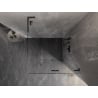 Mexen Lunar-F L kabina prysznicowa składana prawa 90 x 90 cm, transparent, gun metal - 836L-090-090-95-00-P