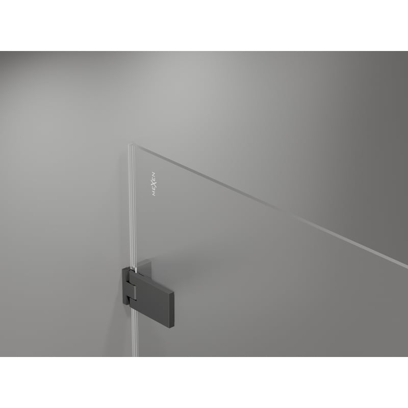 Mexen Lunar-F L kabina prysznicowa składana prawa 95 x 90 cm, transparent, gun metal - 836L-095-090-95-00-P