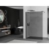 Mexen Kioto ścianka prysznicowa Walk-in 140 x 200 cm, grafit 8 mm, czarna - 800-140-101-70-40