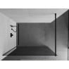 Mexen Kioto ścianka prysznicowa Walk-in 140 x 200 cm, grafit 8 mm, czarna - 800-140-101-70-40