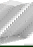 Mexen Lunar-F L kabina prysznicowa składana prawa 95 x 90 cm, transparent, nikiel szczotkowany - 836L-095-090-97-00-P