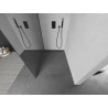 Mexen Kioto ścianka prysznicowa Walk-in 130 x 200 cm, lustro 8 mm, czarna - 800-130-101-70-50