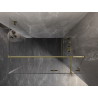 Mexen Lunar T kabina prysznicowa uchylna prawa 135 x 120 cm, transparent, złota - 834T-135-120-50-00-P