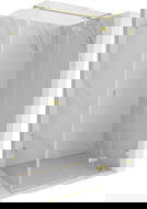 Mexen Lunar T kabina prysznicowa uchylna prawa 110 x 90 cm, transparent, złota szczotkowana - 834T-110-090-55-00-P