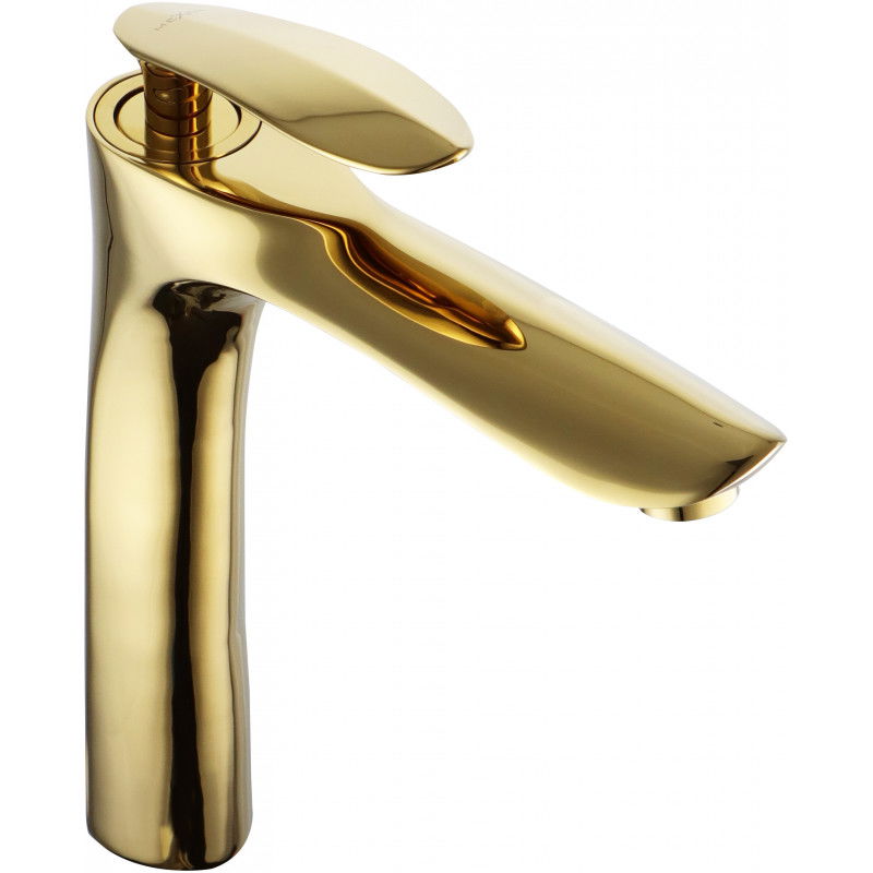 Mexen Lily bateria umywalkowa wysoka, złota - 73610-50