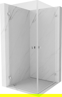 Mexen Lunar-B Duo kabina prysznicowa uchylna 70 x 70 cm, transparent, chrom - 832-070L-070P-01-00