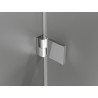 Mexen Lunar-B Duo kabina prysznicowa uchylna 100 x 70 cm, transparent, chrom - 832-100L-070P-01-00