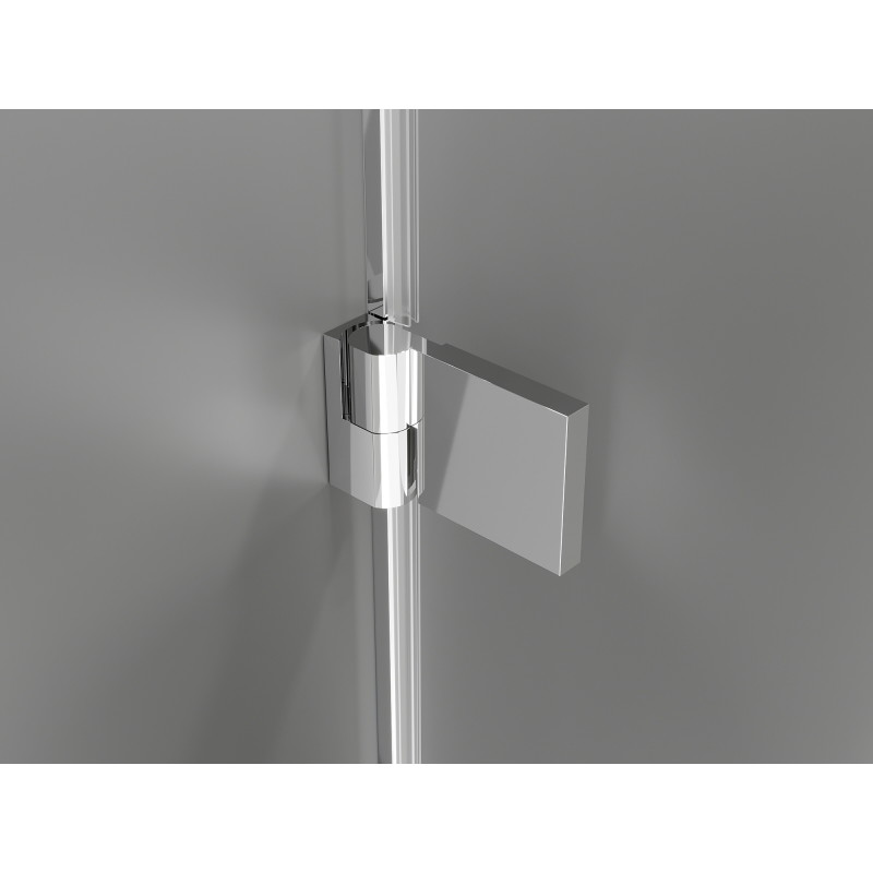 Mexen Lunar-B Duo kabina prysznicowa uchylna 75 x 75 cm, transparent, chrom - 832-075L-075P-01-00