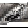 Mexen Lunar T kabina prysznicowa uchylna prawa 110 x 70 cm, transparent, gun gray szczotkowany - 834T-110-070-66-00-P