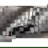 Mexen Lunar T kabina prysznicowa uchylna prawa 110 x 70 cm, transparent, gun gray szczotkowany - 834T-110-070-66-00-P