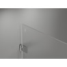 Mexen Lunar-B Duo kabina prysznicowa uchylna 100 x 70 cm, transparent, chrom - 832-100L-070P-01-00