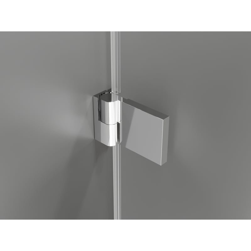 Mexen Lunar-B Duo kabina prysznicowa uchylna 100 x 85 cm, transparent, chrom - 832-100L-085P-01-00