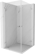 Mexen Lunar-B Duo kabina prysznicowa uchylna 100 x 100 cm, transparent, chrom - 832-100L-100P-01-00