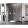 Mexen Lunar-B Duo kabina prysznicowa uchylna 95 x 95 cm, transparent, biała - 832-095L-095P-20-00