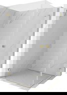 Mexen Lunar-B Duo kabina prysznicowa uchylna 95 x 85 cm, transparent, złota - 832-095L-085P-50-00