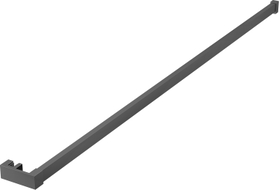 Mexen Uni-R reling na ręczniki do ścianki prysznicowej, gun metal - 800-06-95