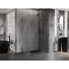 Mexen Lunar T kabina prysznicowa uchylna prawa 120 x 100 cm, transparent, czarna - 834T-120-100-70-00-P