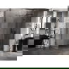 Mexen Lunar T kabina prysznicowa uchylna prawa 135 x 100 cm, transparent, czarna - 834T-135-100-70-00-P