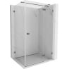 Mexen Lunar T kabina prysznicowa uchylna prawa 140 x 70 cm, transparent, gun metal - 834T-140-070-95-00-P