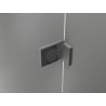 Mexen Lunar T kabina prysznicowa uchylna prawa 140 x 70 cm, transparent, gun metal - 834T-140-070-95-00-P