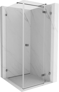 Mexen Lunar T kabina prysznicowa uchylna prawa 110 x 110 cm, transparent, gun metal - 834T-110-110-95-00-P