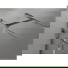 Mexen Lunar T kabina prysznicowa uchylna prawa 140 x 110 cm, transparent, gun metal - 834T-140-110-95-00-P