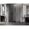 Mexen Lunar-B Duo kabina prysznicowa uchylna 90 x 70 cm, transparent, gun gray szczotkowany - 832-090L-070P-66-00