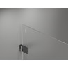 Mexen Lunar-B Duo kabina prysznicowa uchylna 90 x 80 cm, transparent, gun gray szczotkowany - 832-090L-080P-66-00