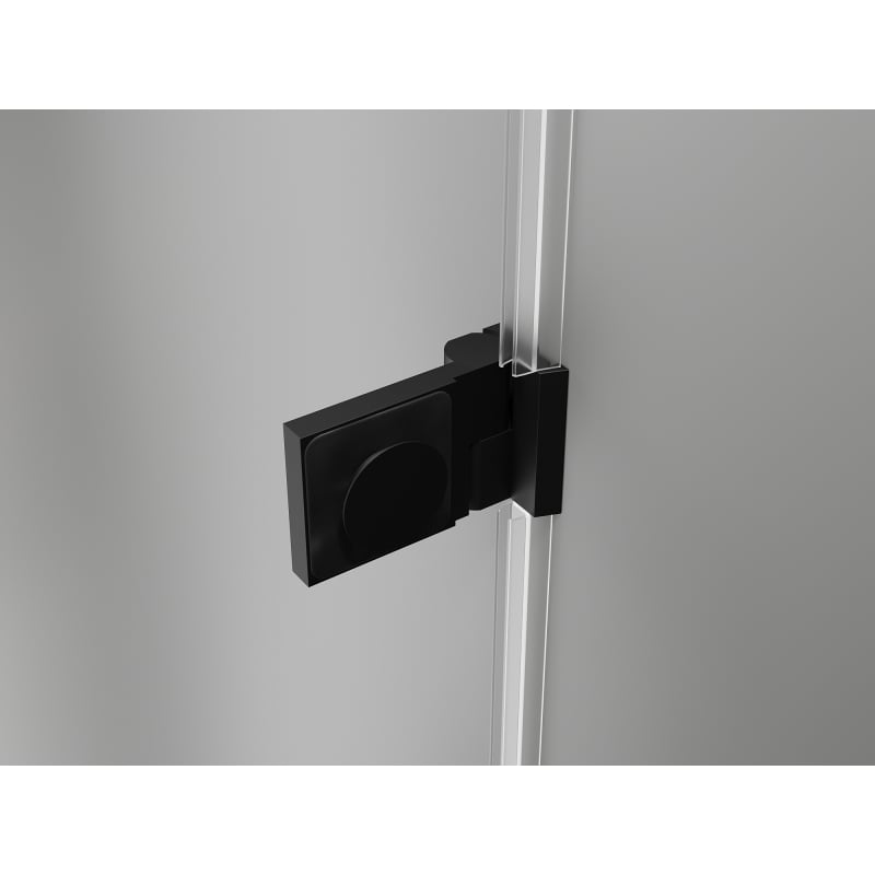 Mexen Lunar-B Duo kabina prysznicowa uchylna 75 x 70 cm, transparent, czarna - 832-075L-070P-70-00