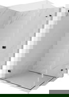 Mexen Lunar-B Duo kabina prysznicowa uchylna 100 x 70 cm, transparent, czarna - 832-100L-070P-70-00