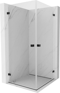Mexen Lunar-B Duo kabina prysznicowa uchylna 85 x 85 cm, transparent, czarna - 832-085L-085P-70-00