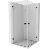 Mexen Lunar-B Duo kabina prysznicowa uchylna 90 x 90 cm, transparent, czarna - 832-090L-090P-70-00