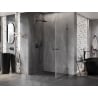 Mexen Lunar-B Duo kabina prysznicowa uchylna 100 x 80 cm, transparent, gun metal - 832-100L-080P-95-00
