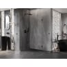 Mexen Lunar-B Duo kabina prysznicowa uchylna 85 x 85 cm, transparent, gun metal - 832-085L-085P-95-00
