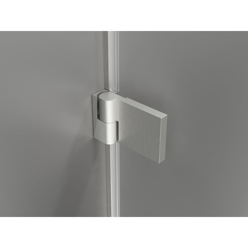 Mexen Lunar-B Duo kabina prysznicowa uchylna 90 x 70 cm, transparent, nikiel szczotkowany - 832-090L-070P-97-00