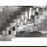 Mexen Lunar-B L kabina prysznicowa uchylna prawa 80 x 80 cm, transparent, chrom - 832L-080-080-01-00-P