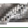 Mexen Lunar-B L kabina prysznicowa uchylna prawa 80 x 80 cm, transparent, chrom - 832L-080-080-01-00-P