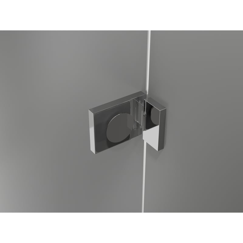 Mexen Lunar-B L kabina prysznicowa uchylna prawa 85 x 80 cm, transparent, chrom - 832L-085-080-01-00-P
