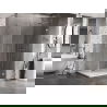 Mexen Lunar-B L kabina prysznicowa uchylna prawa 100 x 80 cm, transparent, chrom - 832L-100-080-01-00-P