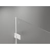Mexen Lunar-B L kabina prysznicowa uchylna prawa 100 x 80 cm, transparent, biała - 832L-100-080-20-00-P