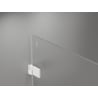 Mexen Lunar-B L kabina prysznicowa uchylna prawa 100 x 80 cm, transparent, biała - 832L-100-080-20-00-P